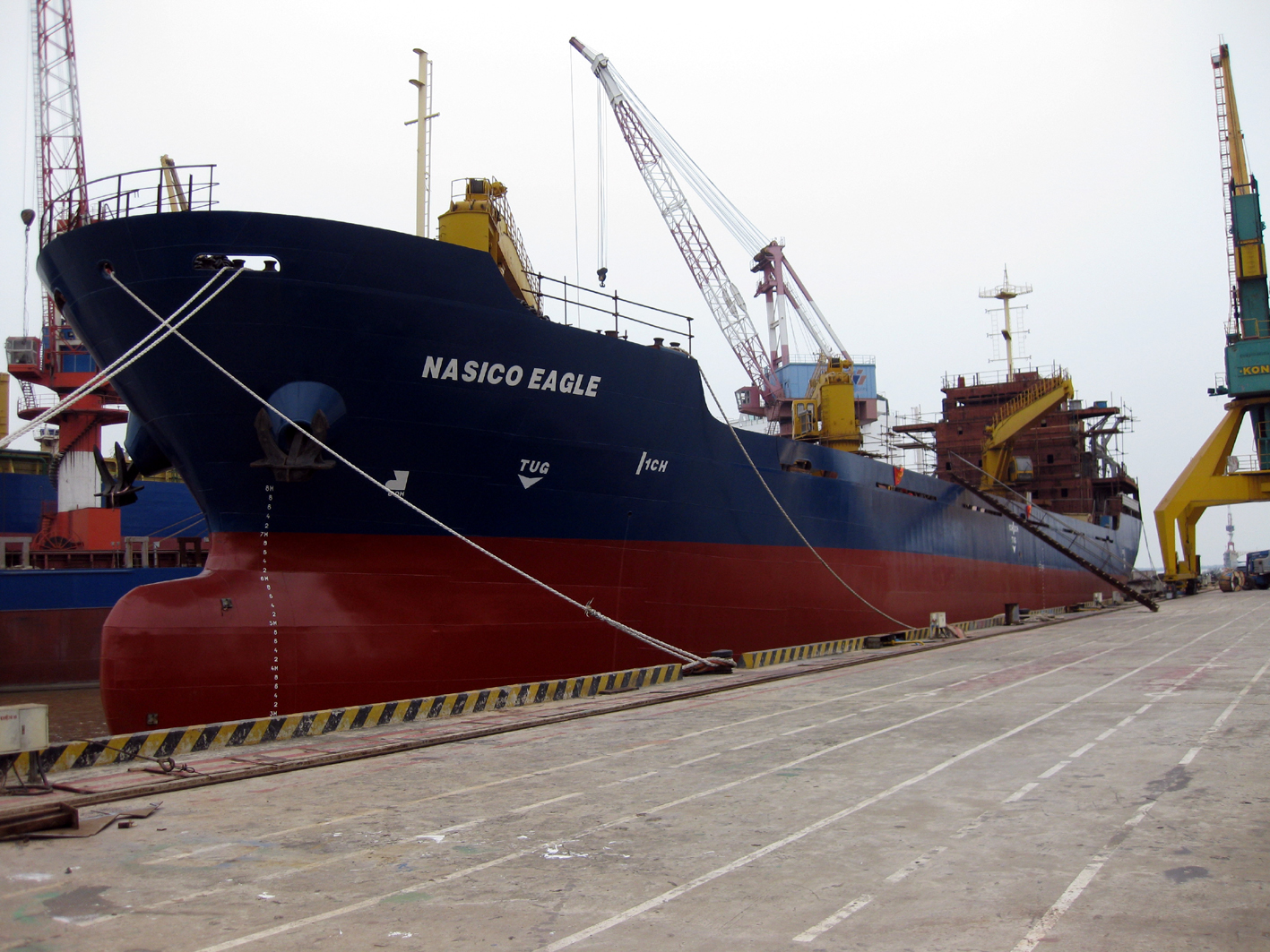 Đóng mới tàu Nasico Eagle 6.800 DWT thành công